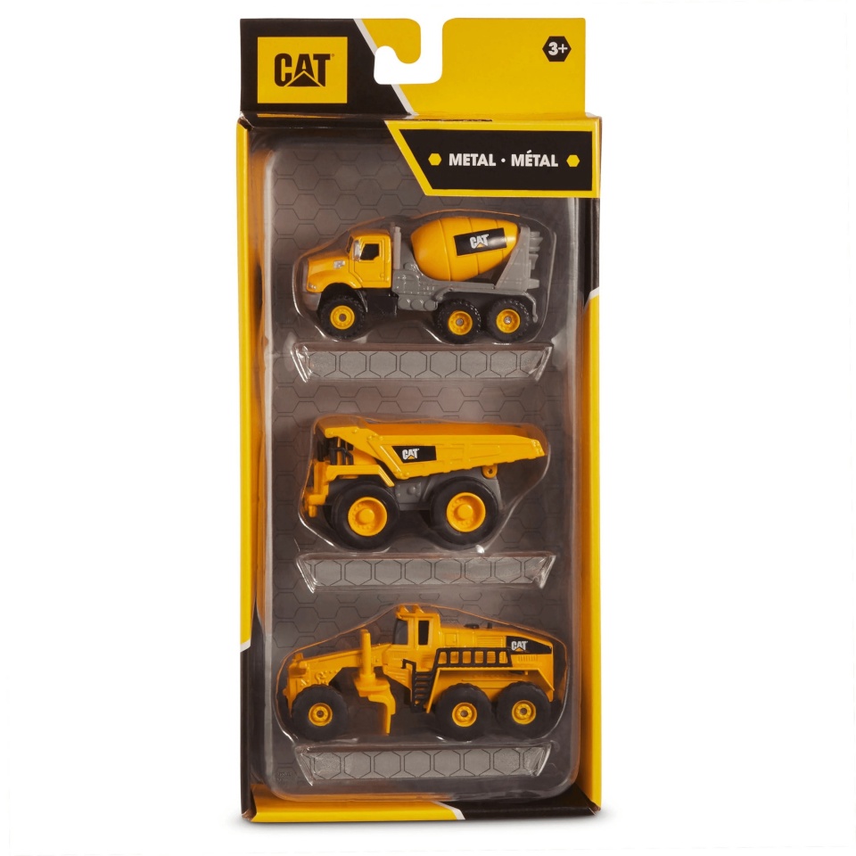CAT sõiduk Metal 3 pack, asortii., 82273/82274