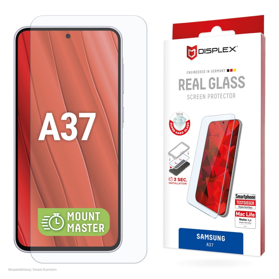Displex kaitseklaas Samsung Galaxy A37 Real Screen Glass MM By Transparent