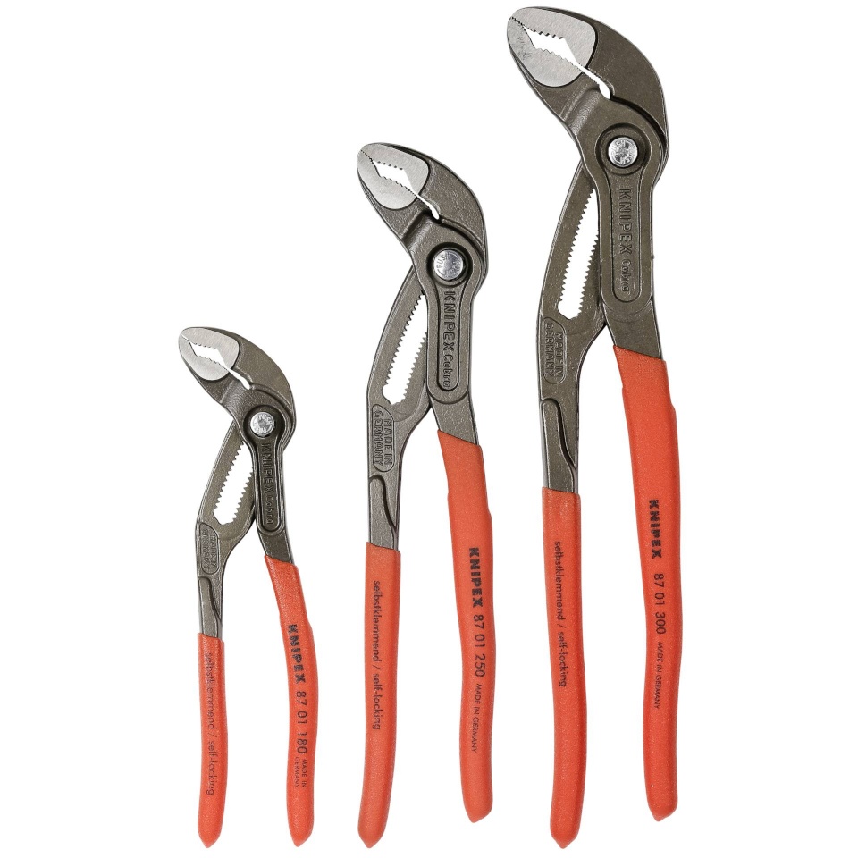 Knipex tangide komplekt Cobra Set 180,250,300mm 3-osaline