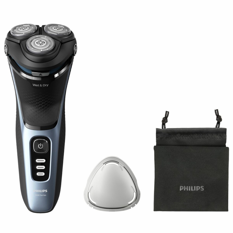 Philips pardel S3243/12 Series 3000 Wet & Dry Electric Shaver, must
