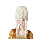 BGB Carnival Vintage Parukas valge Lokkis juuksed