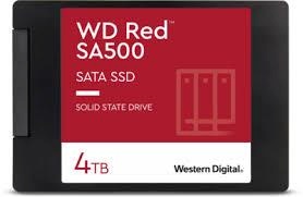Western Digital kõvaketas SSD punane Sa500 4tb SATA 3.0 write Speed 520 Mbytes/sec read Speed 560 Mbytes/sec 2,5" tbw 500 Tb mtbf 1750000 Hours wds400t2r0a