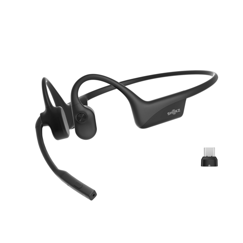 Shokz kõrvaklapid OpenComm2 UC 2025 uuendus, USB-C