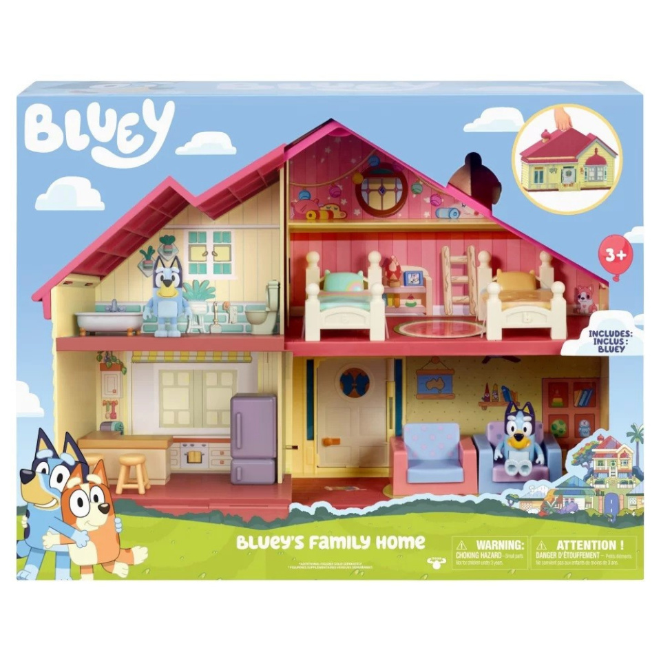 Tm Toys mängukomplekt Bluey's Family Home BLU13024