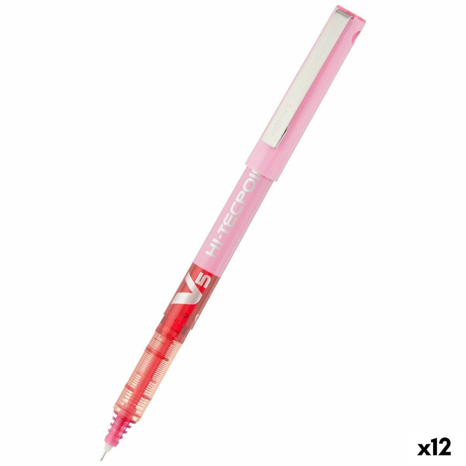 Pilot Vedela tindiga pliiats V-5 Hi-Tecpoint roosa 0,3 mm 12tk