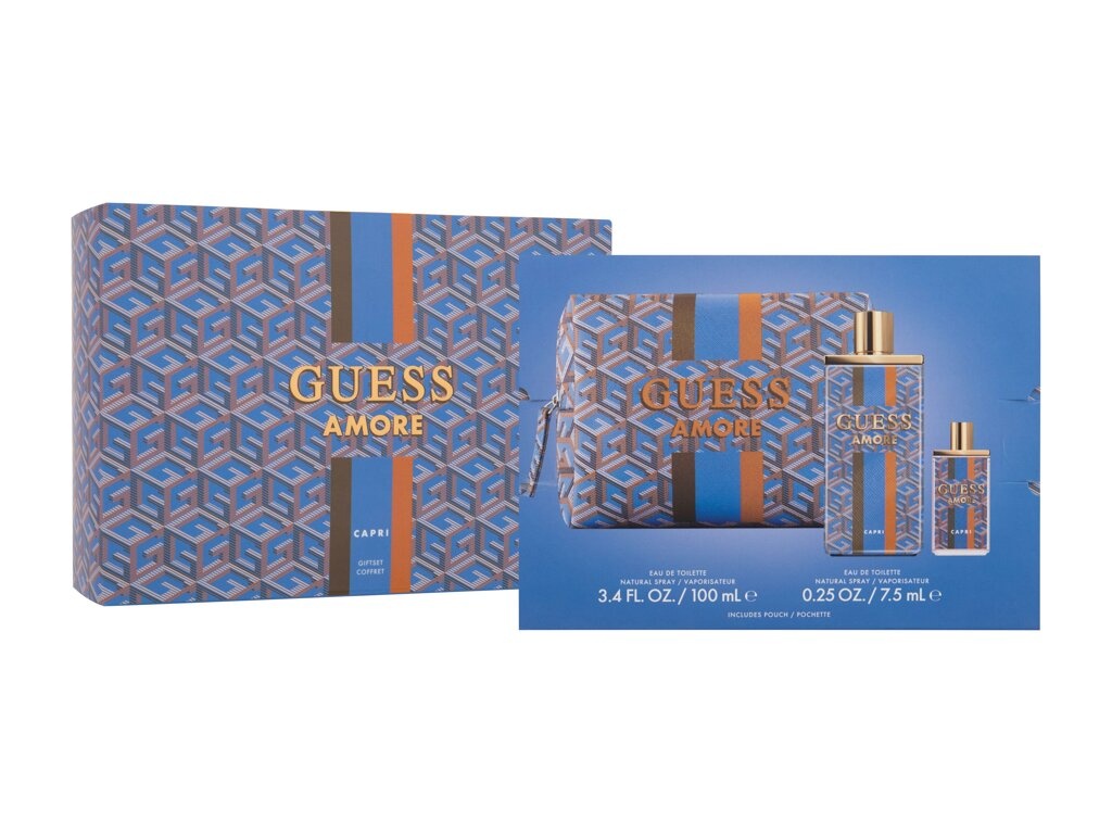 GUESS parfüüm Amore EDT 100ml + EDT 7,5ml + Bag, naistele