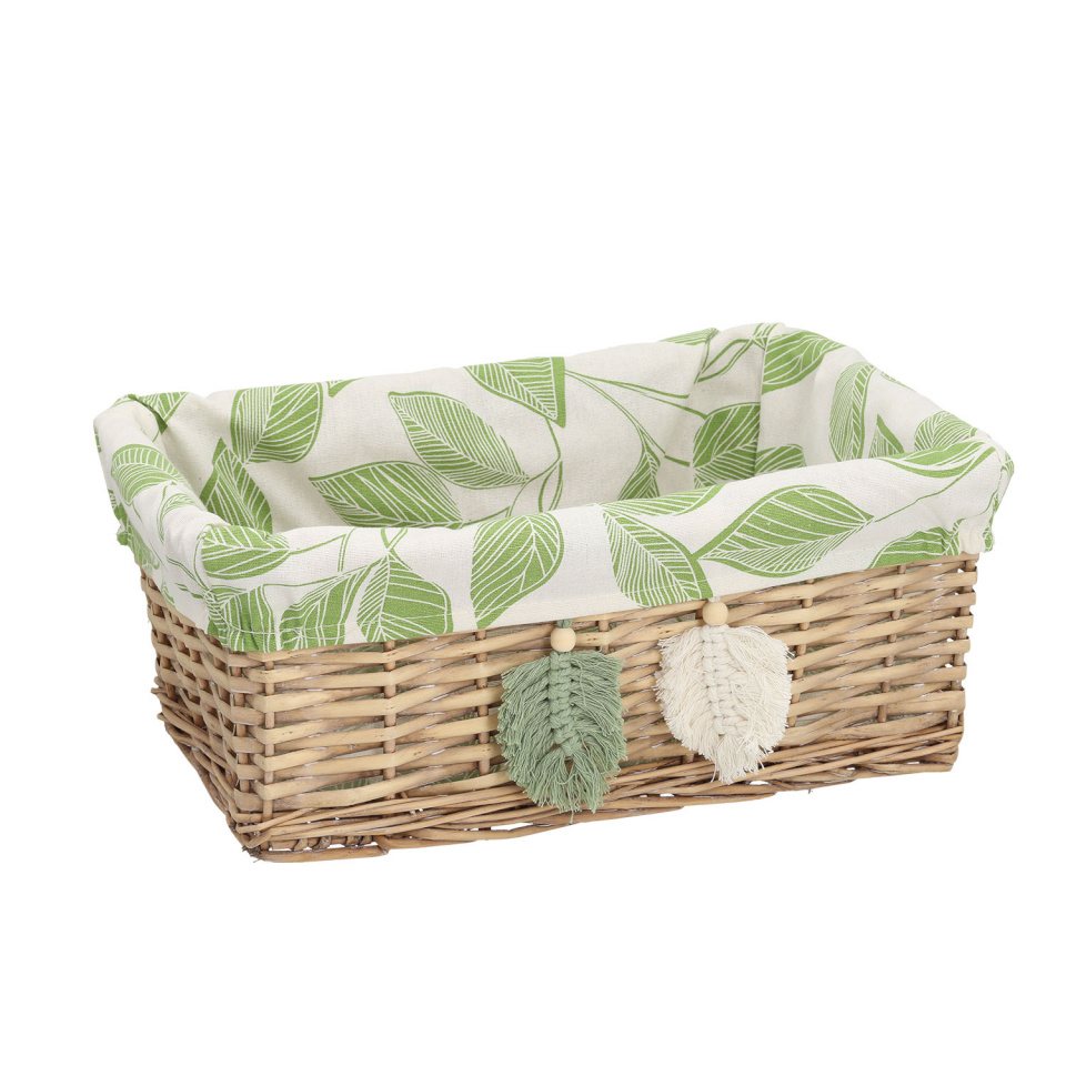 H4Y korv Willi Miro, 39x26x16cm, pruun/roheline