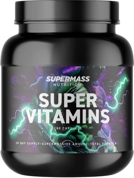 Supermass Nutrition toidulisand  Super Vitamins, 180tk