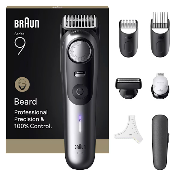 Braun habemepiiraja BT 9520 Series 9 Beard Trimmer, must