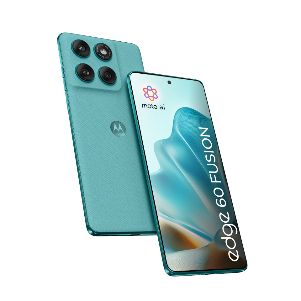Motorola mobiiltelefon edge 60 fusion 16.9cm 6.67" Dual SIM Android 15 5G USB Type-C 8GB 256GB 5200mAh Turquoise