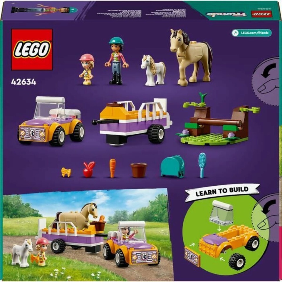 Lego klotsid konstruktor 42634 Horse & Pony Trailer Mitmevärviline