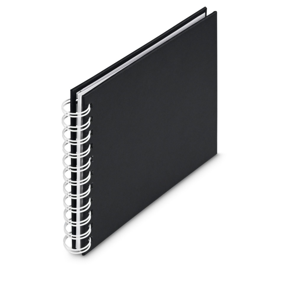 Hama fotoalbum Fine Art Spiral NewBlack 18,5x15 30 weiße Seiten 9872