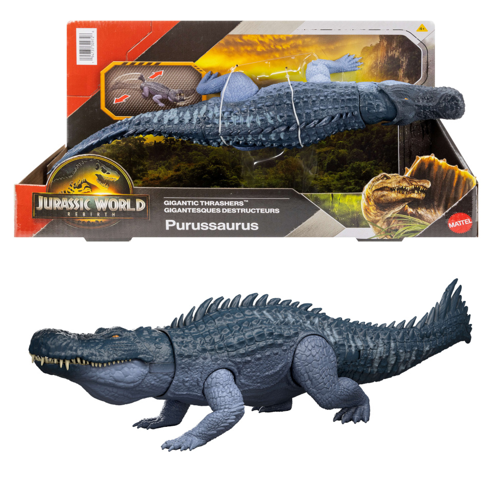 Mattel mängufiguur Jurassic World Gigantic Thrashers Purussaurus