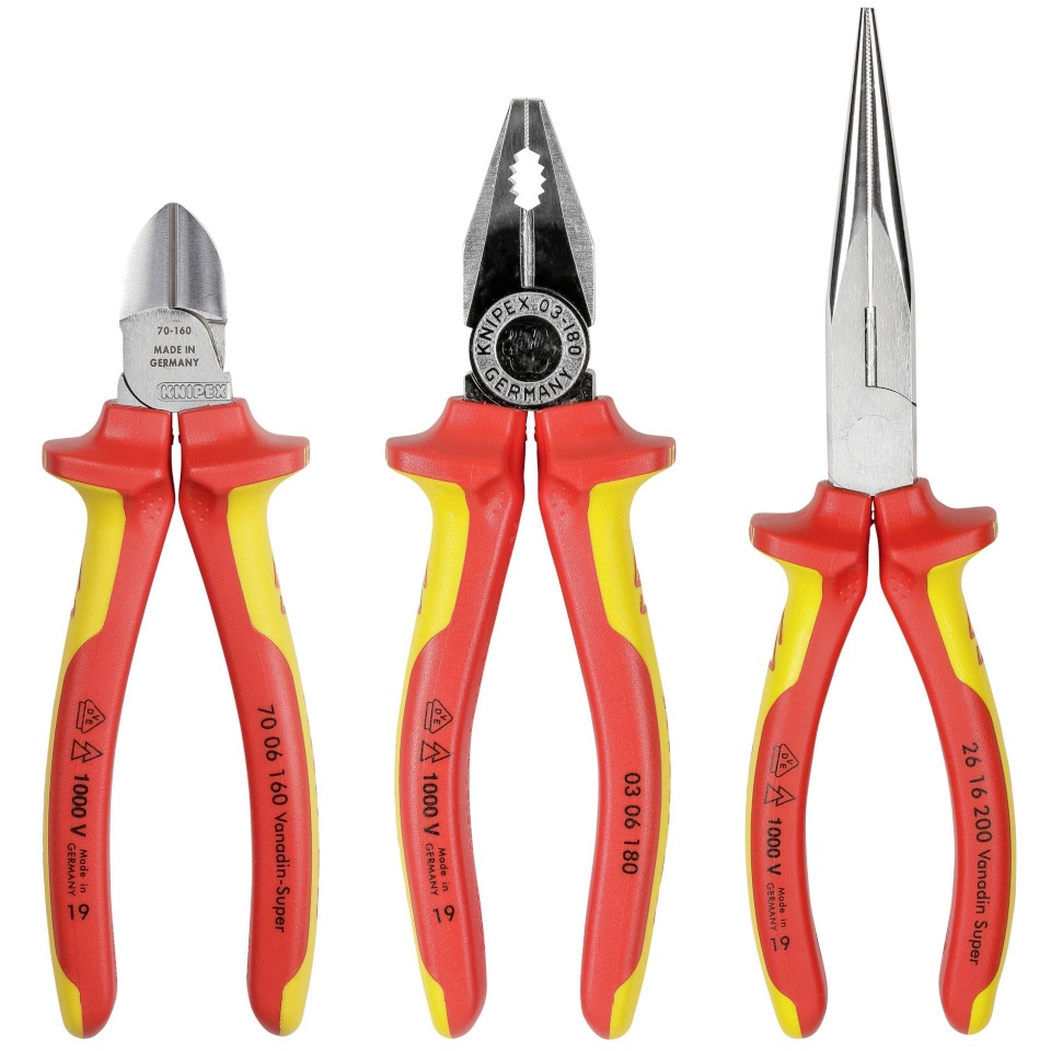Knipex tangide komplekt Electro Set 3-osaline