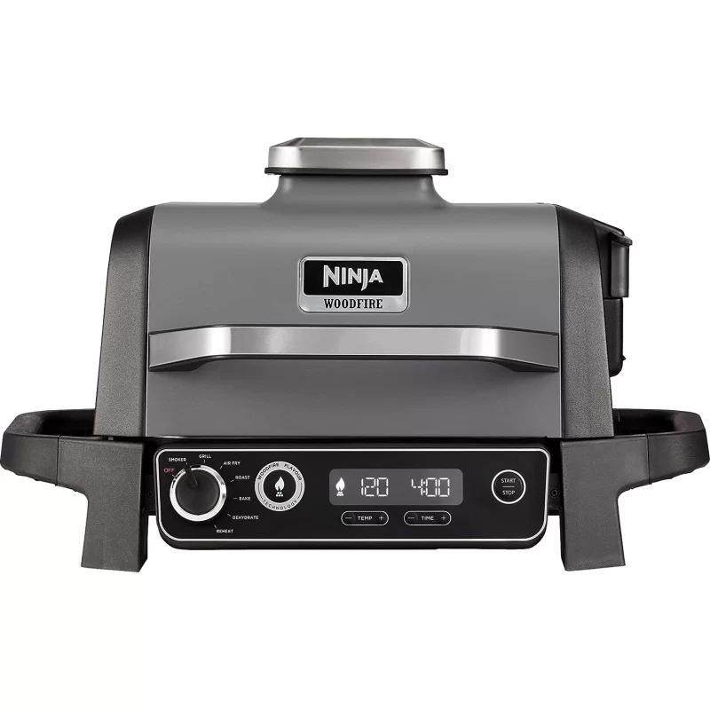 Ninja elektrigrill OG701EU Woodfire Electric Outdoor Grill and Smoker, must/hall