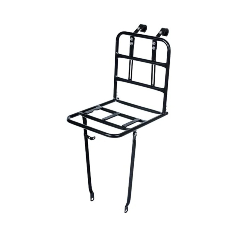 Basil esipakiraam Front Carrier L, must