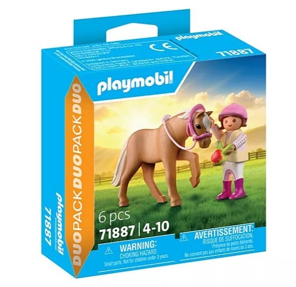 Playmobil klotsid 71887 Duo Pack 71887 Dziewczynka z kucykiem
