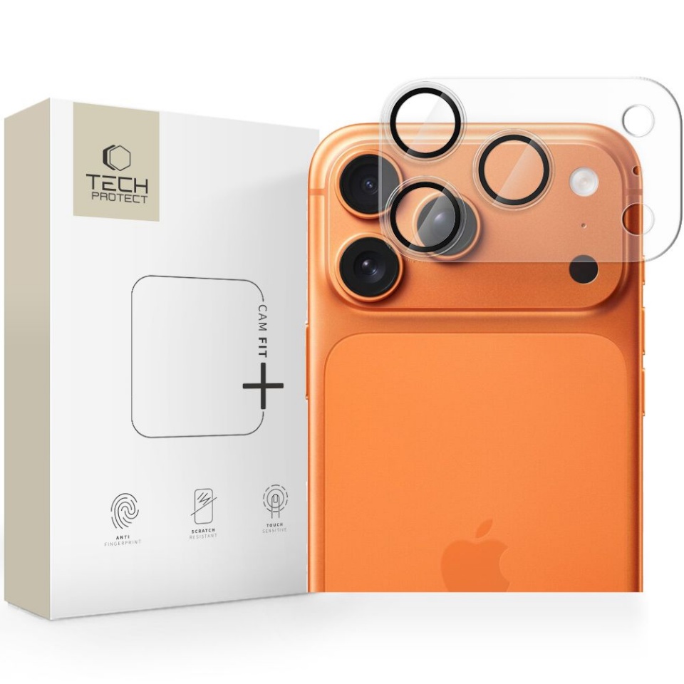 OSŁONA APARATU Tech-Protect CAMFULL FIT+ iPhone 17 Pro MATTE CLEAR