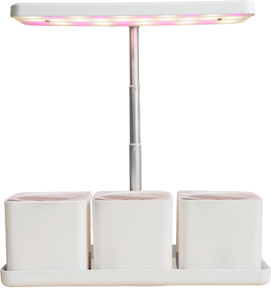 Enne Interior laualamp Plant Light and Submersible Watering Tray, valge