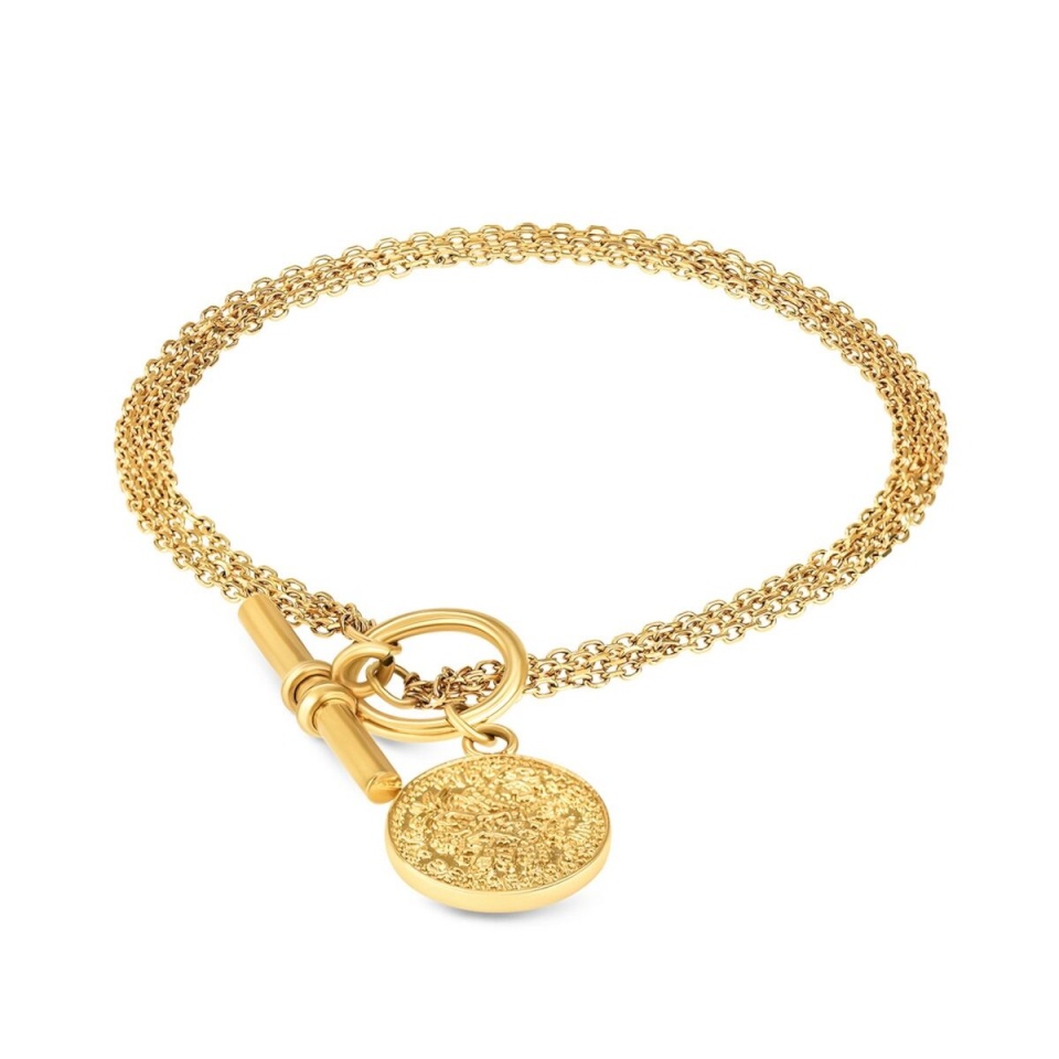 One Jewels naiste käevõru OJBA40G kuldne