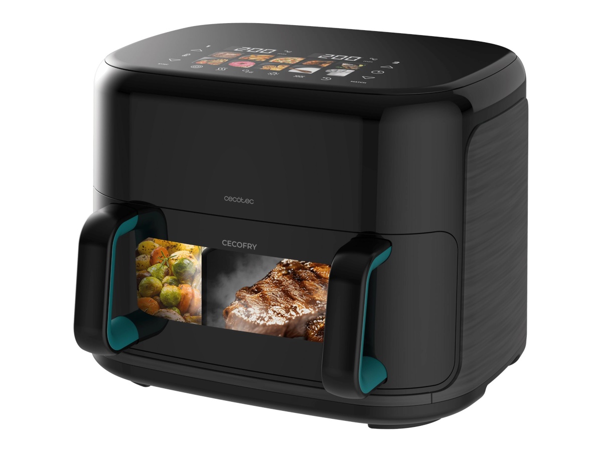 Cecotec fritüür Double hot air fryer | Cecofry&Grill Smokin'Prime 11000 | Power 2800 W | Capacity 11 L | must