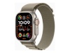 Apple Watch Ultra 2 GPS + Cellular, 49mm Titanium Case with Olive Alpine Loop - Small Apple