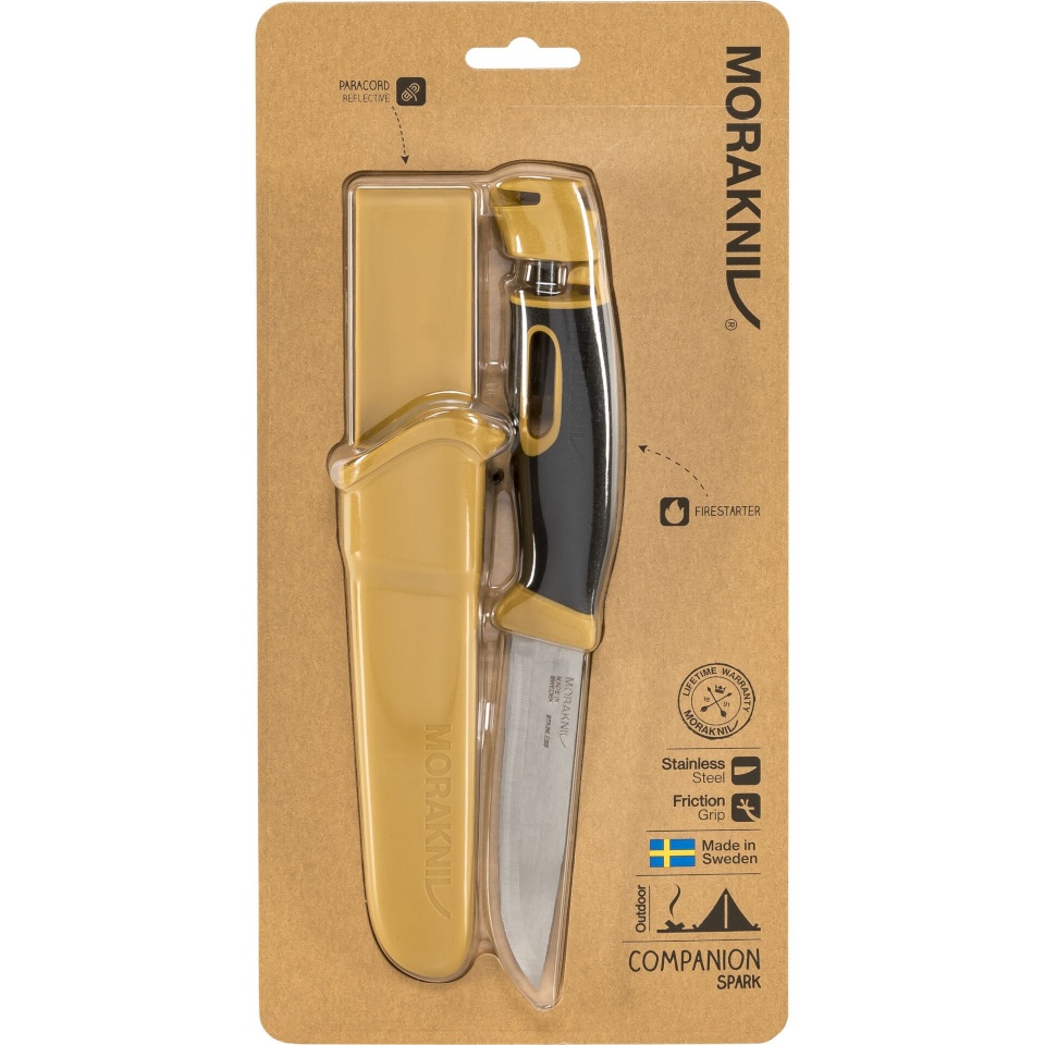 Mora nuga Companion Spark kollane