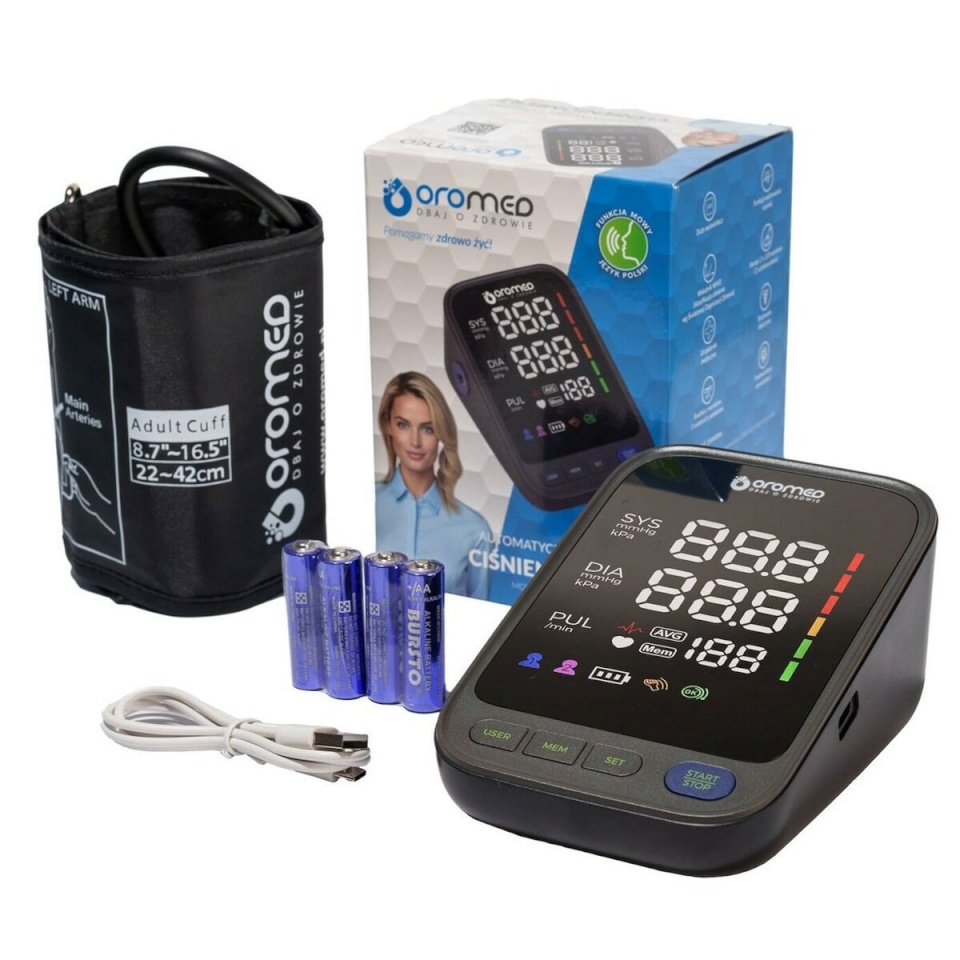 Oromed vererõhuaparaat ORO-N15 Professional, must