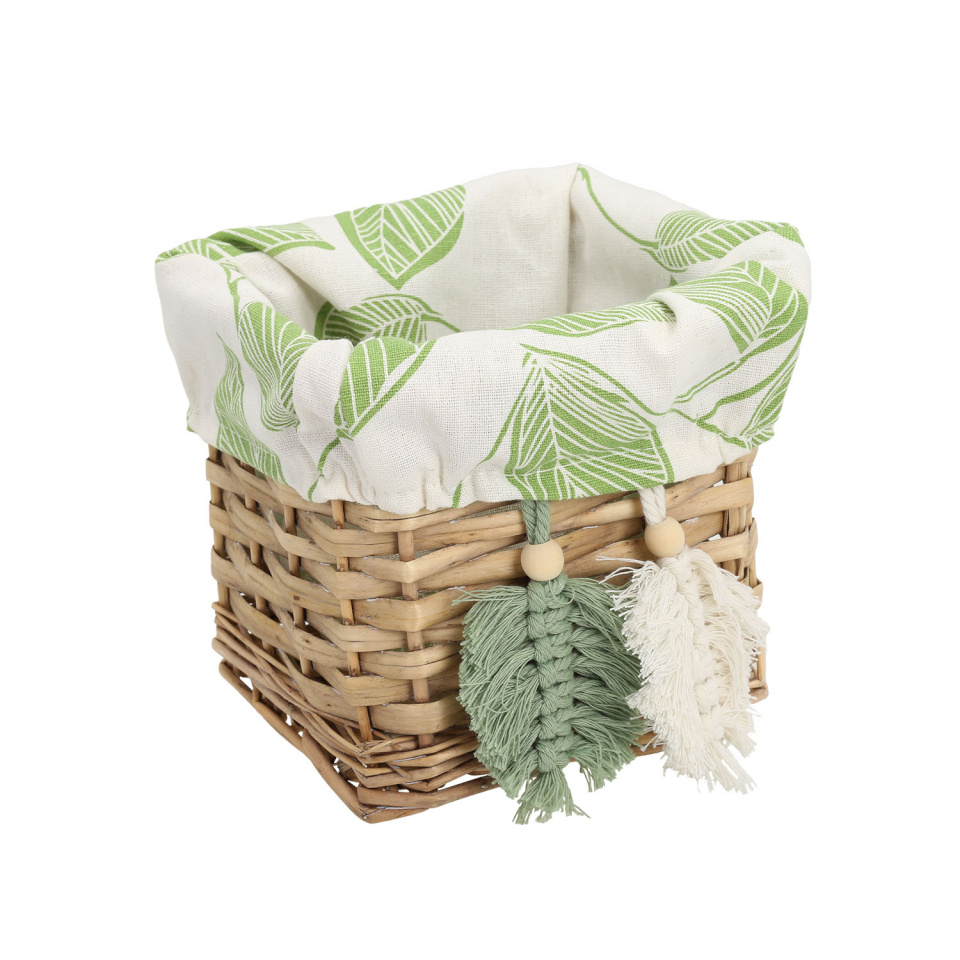 H4Y korv Willi Miro, 16x16x14cm, pruun/roheline