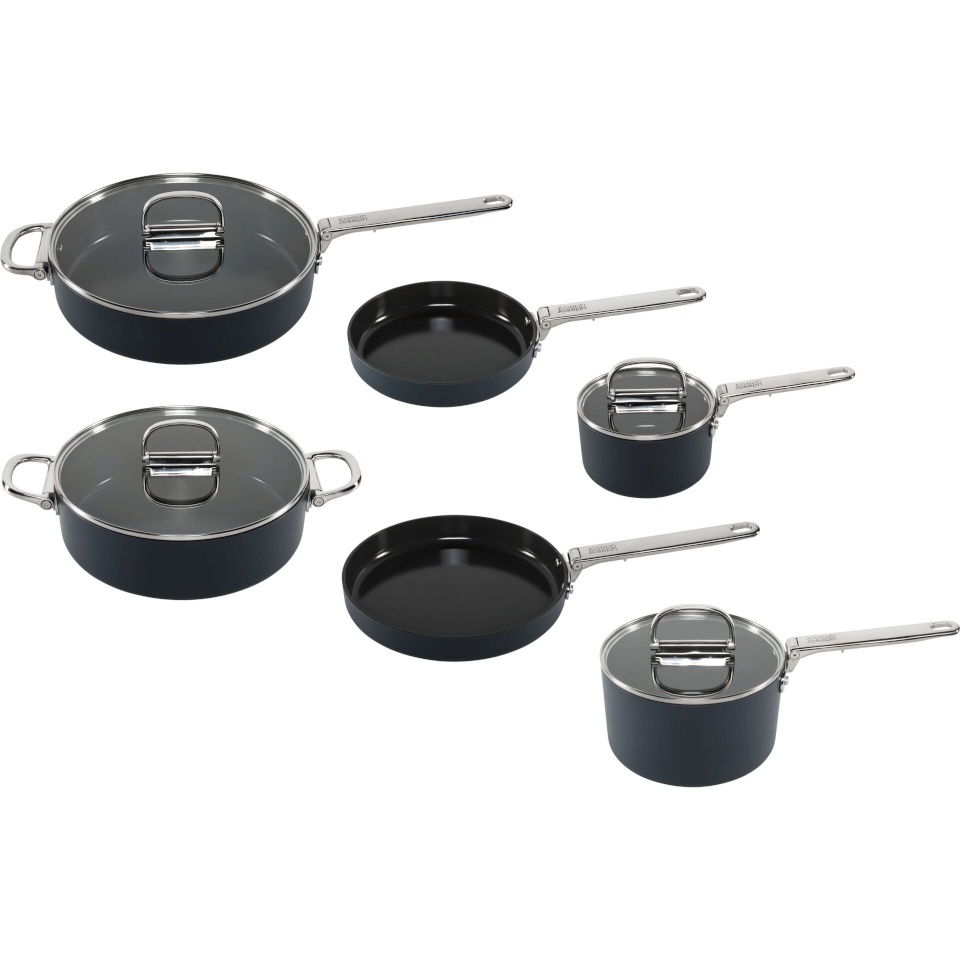 Joseph Joseph Space Folding Han. Ceramic N/S 6pc sinine Cookware