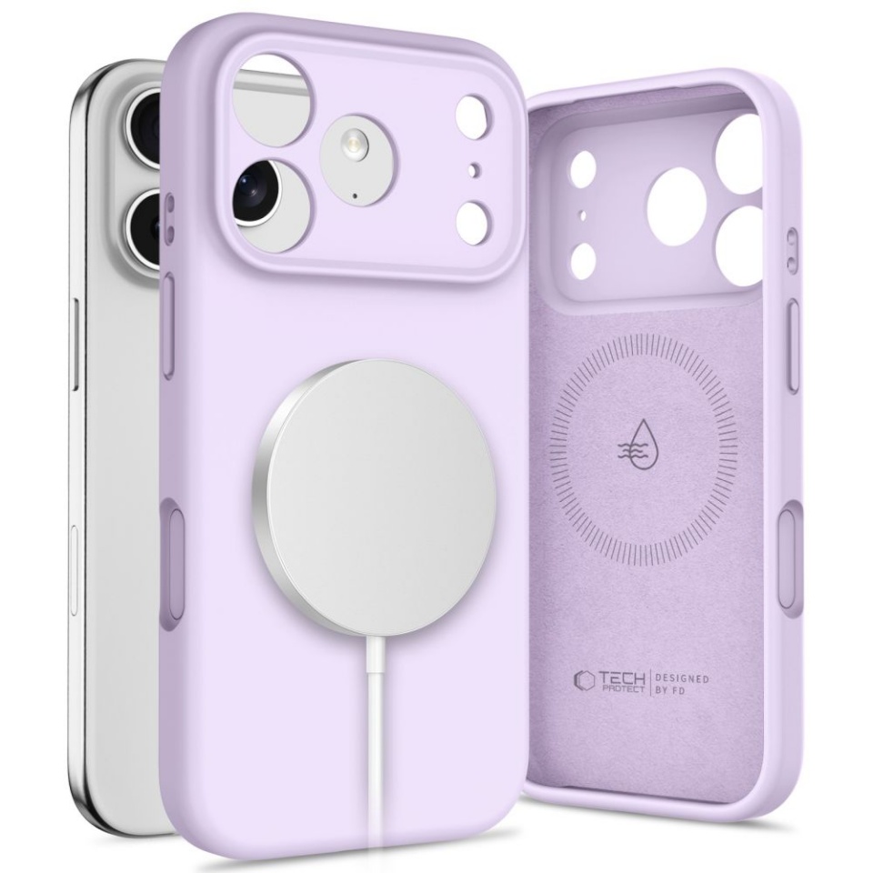 Tech-Protect SILICONE MagSafe iPhone 17 Pro MAUVE