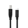 B-Photo kaabel USB Cable 2m USB-C to USB-B
