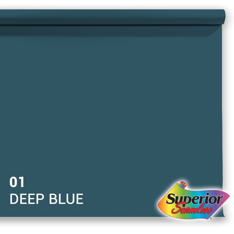 Superior taust Background Paper 01 Deep Blue 2.72x11m