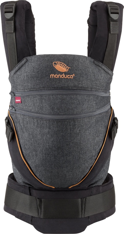 Manduca XT Cotton kandekott, denimblack-toffee