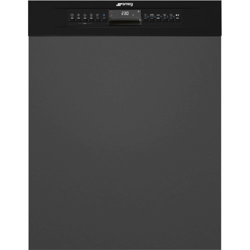SMEG nõudepesumasin PL364CN integreeritav, 60cm, must paneel, 46dB
