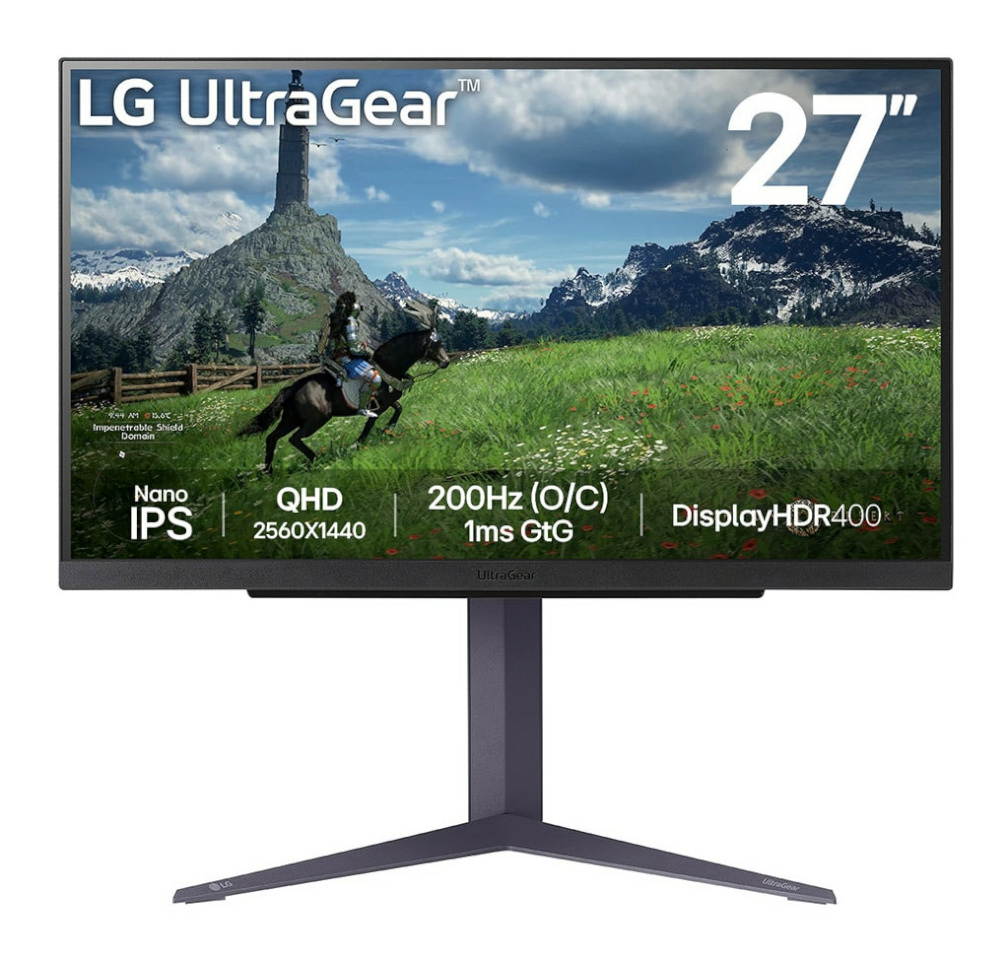 LG Electronics monitor LG UltraGear 27GS85QE-B 27" Nano IPS