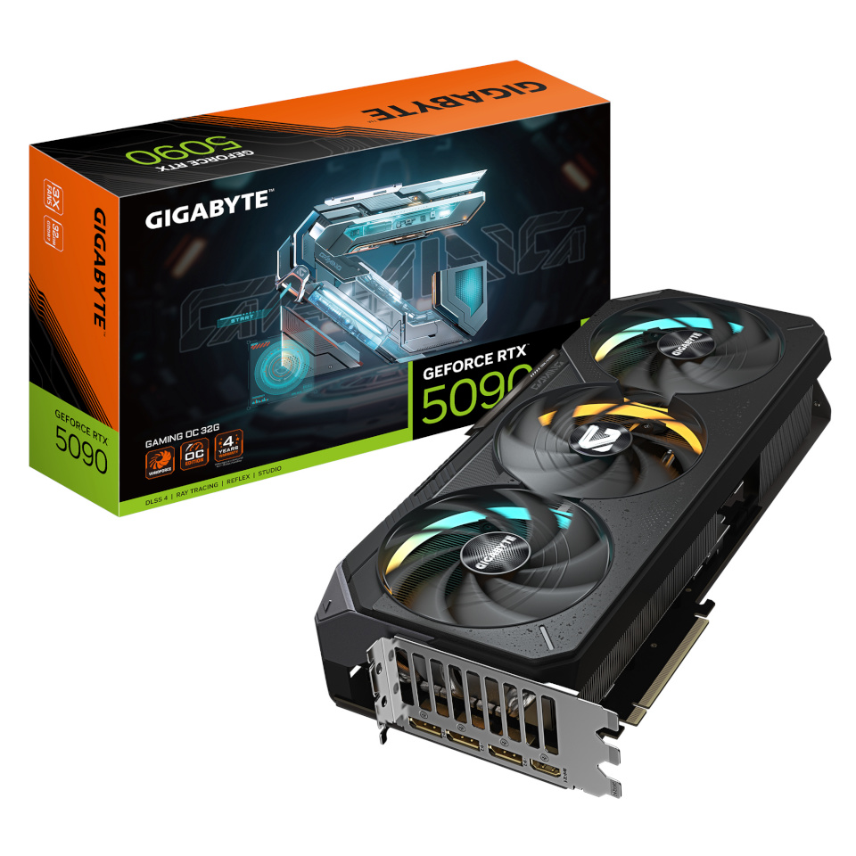 Gigabyte videokaart nVidia GeForce RTX 5090 GAMING OC 32GB
