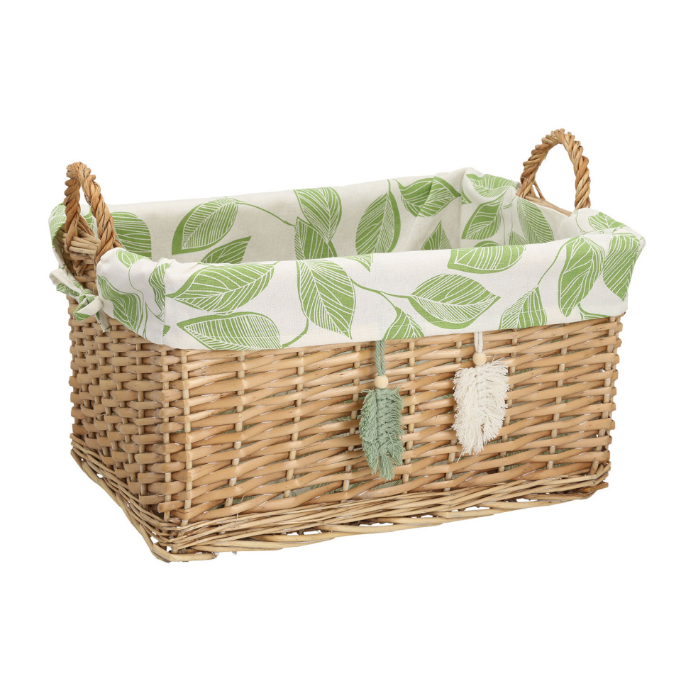 H4Y korv Willi Miro, 45x35x24cm, pruun/roheline