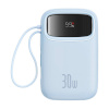 Baseus akupank Powerbank QPow 2 10000mAh 30W 2xUSB-C (sinine)