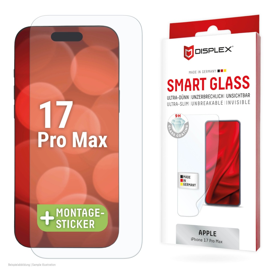 Displex kaitseklaas Apple iPhone 17 Pro Max Smart Screen Glass By Transparent