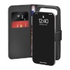 Puro Wallet Stand Case for iPhone 17 Air made of Eco Leather, with a flap, wallet and stand function - black iPhone 17 Air