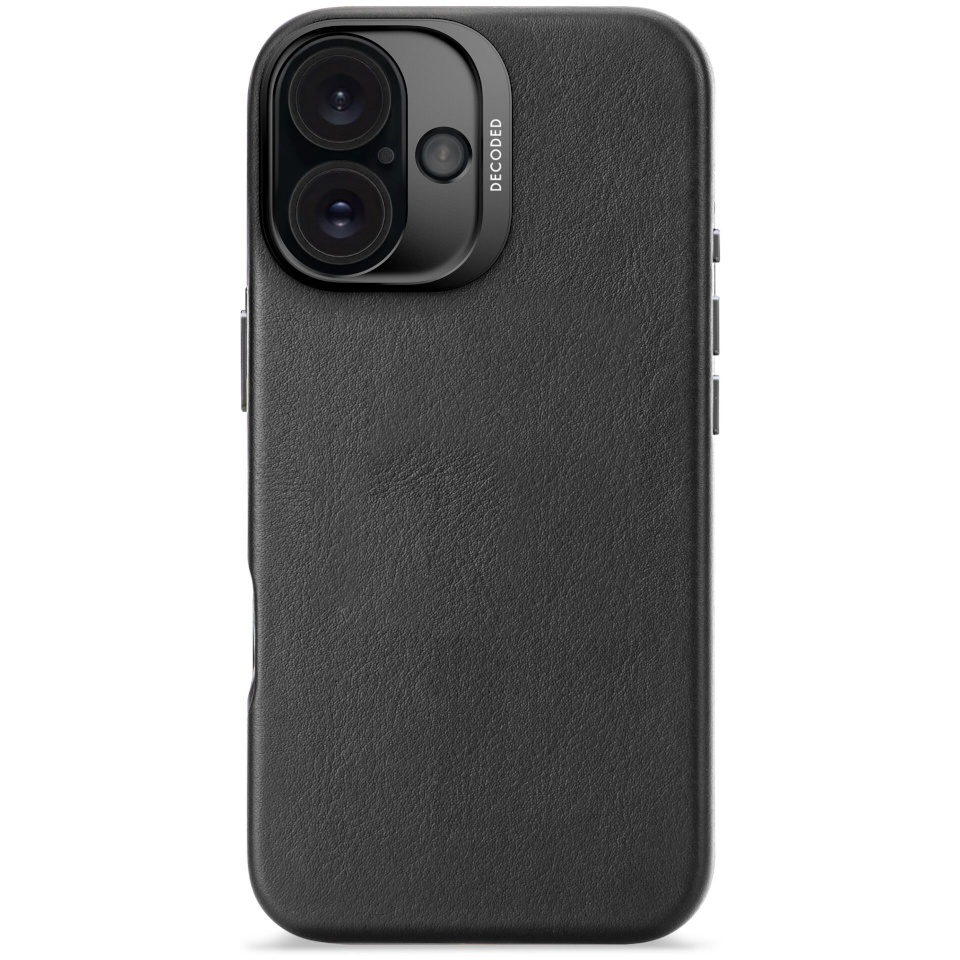 Decoded kaitsekest Leather Backcover iPhone 16 must