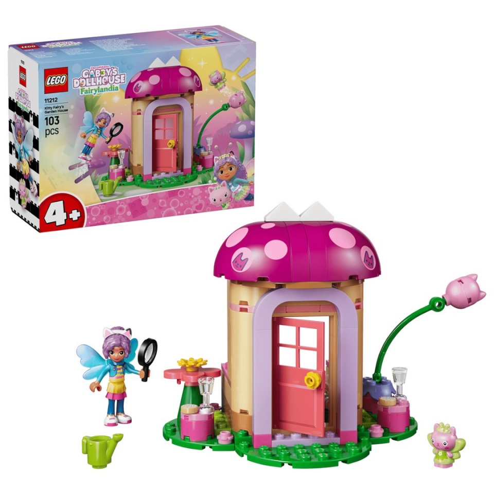 Lego klotsid GABBY’S DOLLHOUSE 11212 Kitty Fairy's Garden House