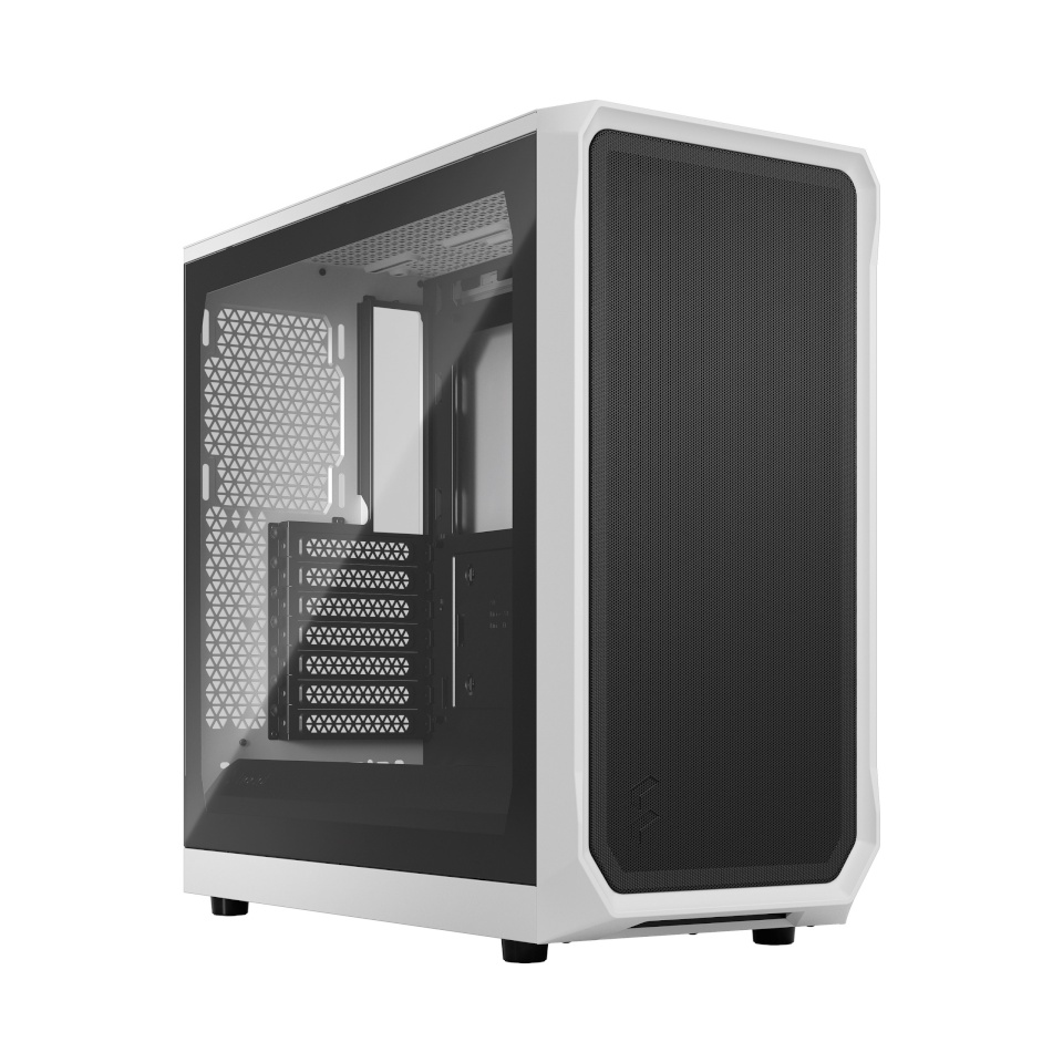 Fractal Design korpus Focus 2 valge TG Clear Tint, Midi Tower, valge