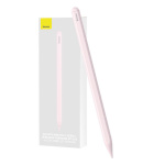 Baseus Wireless charging stylus for phone / tablet puutepliiats Smooth Writing roosa