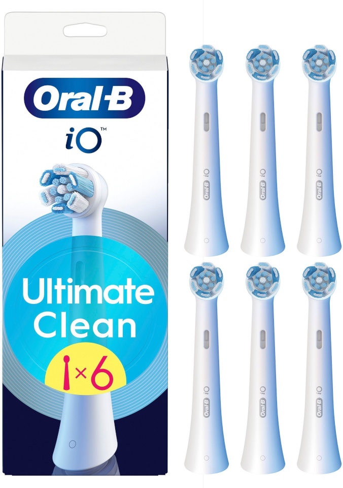 Brauni lisaharjad Oral-B iO Ultimate Clean Brush Head, 6tk, valge