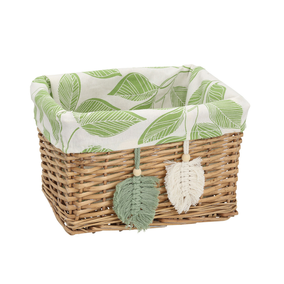 H4Y korv Willi Miro, 27x22x17cm, pruun/roheline