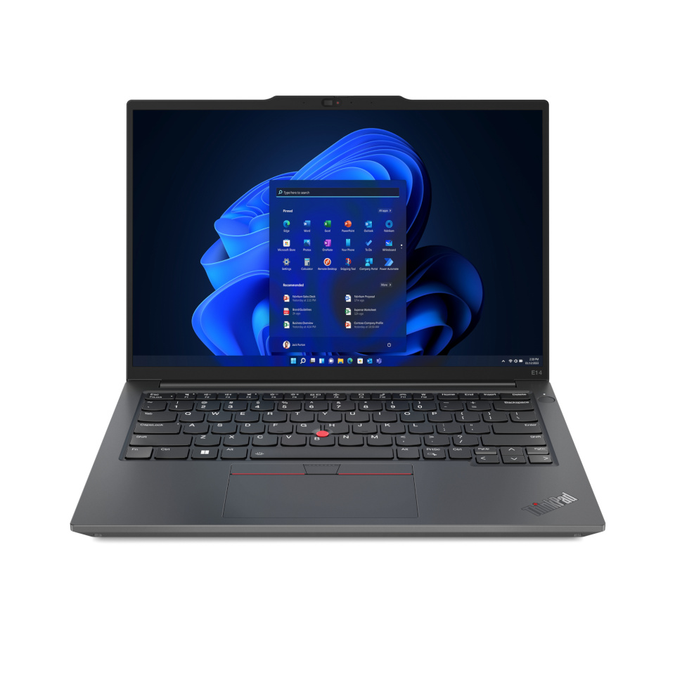 Lenovo sülearvuti 14" E14 G5 R3-7330U, 8GB, 256GB M.2 SSD, WUXGA, BT, W11P Software FR Keyboard FR Garantii 1a