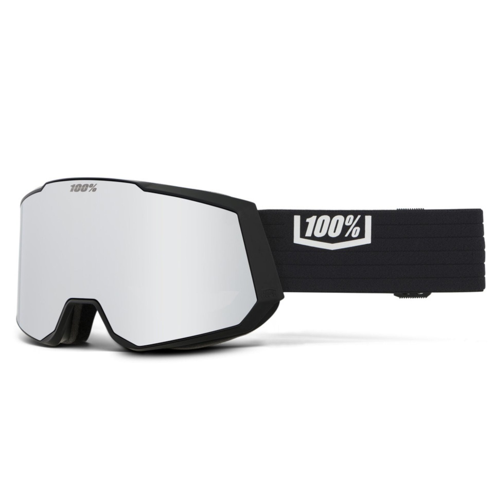 100percent spordiprillid SNOW - SNOWCRAFT XL must HiPER hõbedane Mirror
