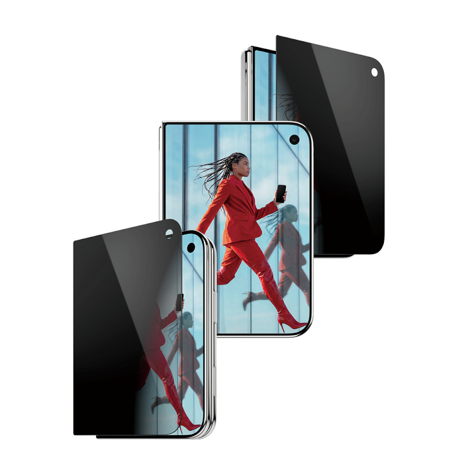 PanzerGlass Privacy w. EasyAligner | Screen protector | Apple | iPhone Duo | Glass | Transparent
